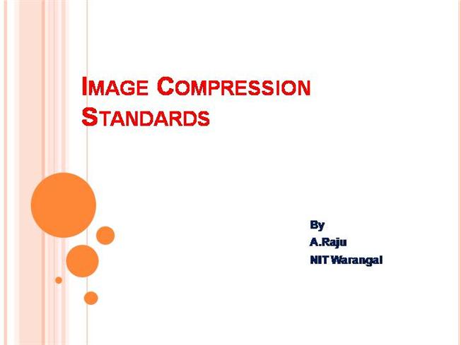 image compression standards